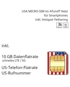 USA MICRO-SIM ATundT Prepaid