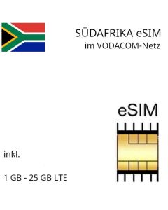 Südafrika eSIM Vodacom