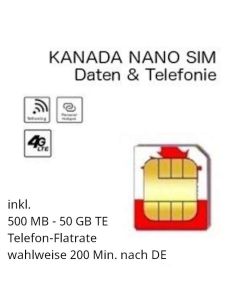 Kanada NANO SIM