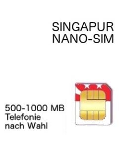 Singapur NANO Telefonkarte