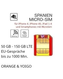 Spanien Micro SIM