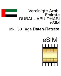 VAE eSIm Vereinigte arabische Emirate