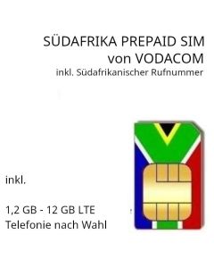 VODACOM Südafrika SIM